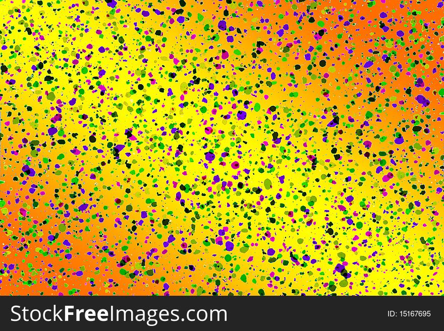 Abstract background with ink splash