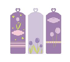 Three Bookmarks Royalty Free Stock Images Three Bookmarks Royalty Free Stock Images
