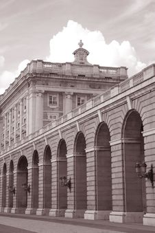 Royal Palace, Madrid Royalty Free Stock Image