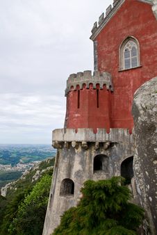 Pena National Palace In Sintra Royalty Free Stock Photography Pena National Palace In Sintra Royalty Free Stock Photography