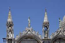 St Marks Basilica, Facade Detail, Venice, Veneto Stock Photo St Marks Basilica, Facade Detail, Venice, Veneto Stock Photo