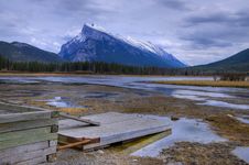 HDR Mountain Lake Royalty Free Stock Photos HDR Mountain Lake Royalty Free Stock Photos