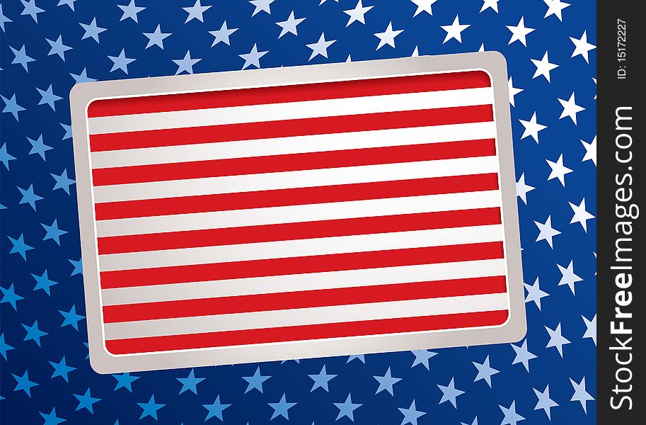 United states of america inspired stars and bars background. United states of america inspired stars and bars background