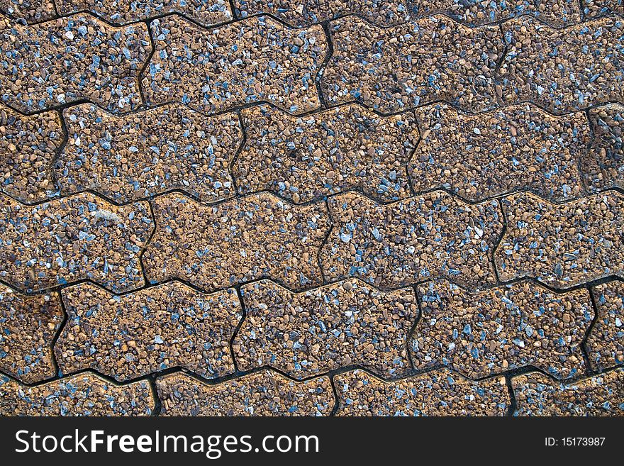 Pattern of Stone pavement, background