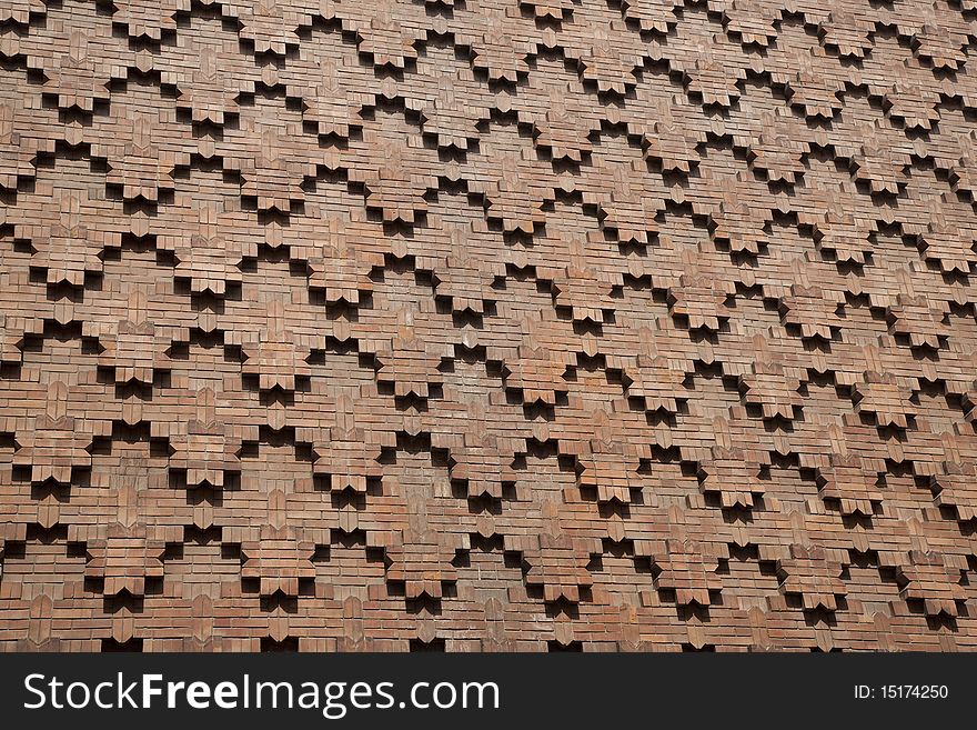 Red Brick Design Background forming patterns