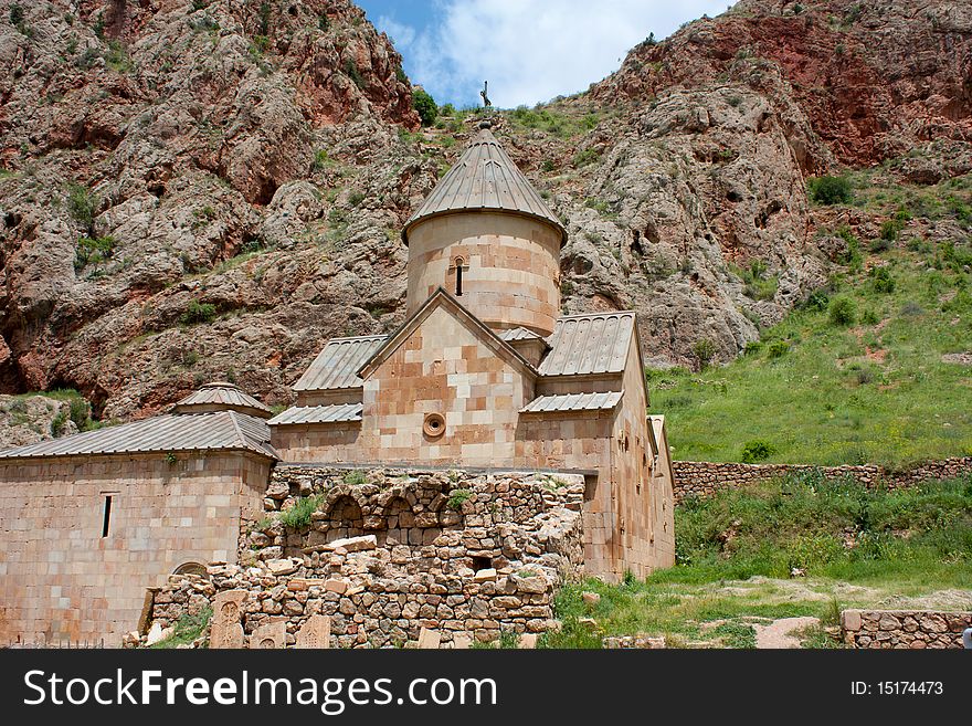 Photo of Noravank Monastery in Armenia.