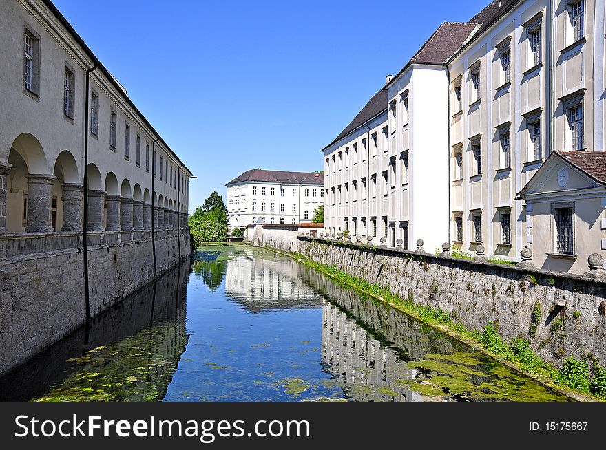 Moat of Kremsmünster Abbey, Upper Austria