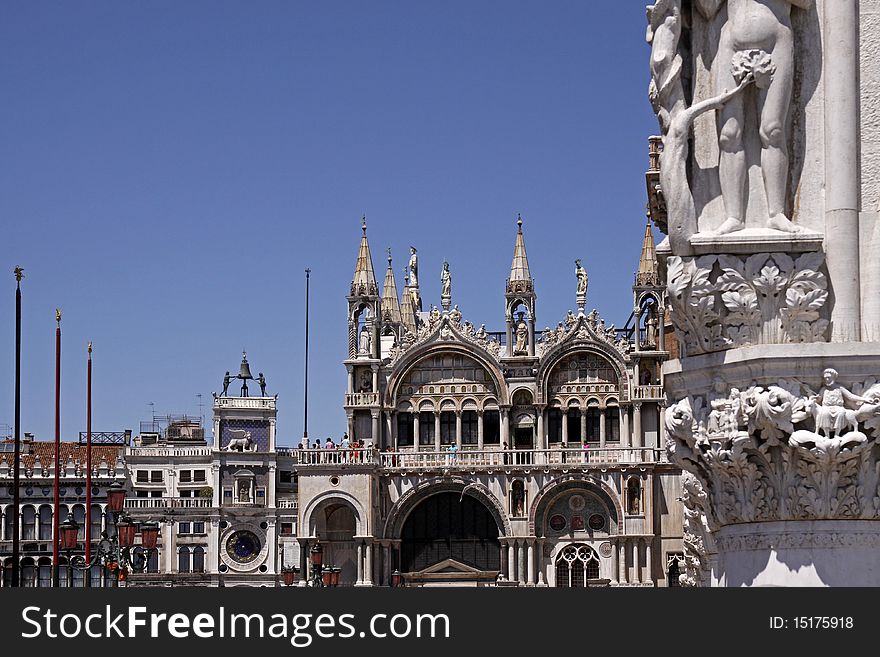 Basilica San Marco, front of Marks Church, Venice