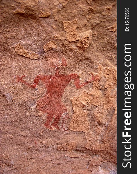 Rock painting, Libya