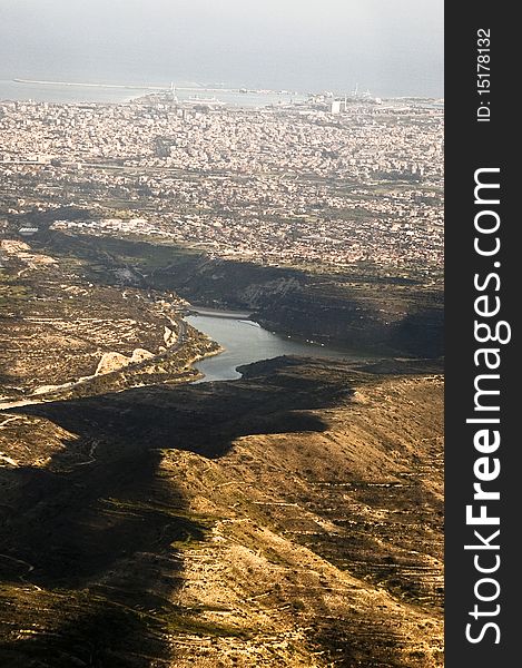 Limassol city aerial view, Cyprus