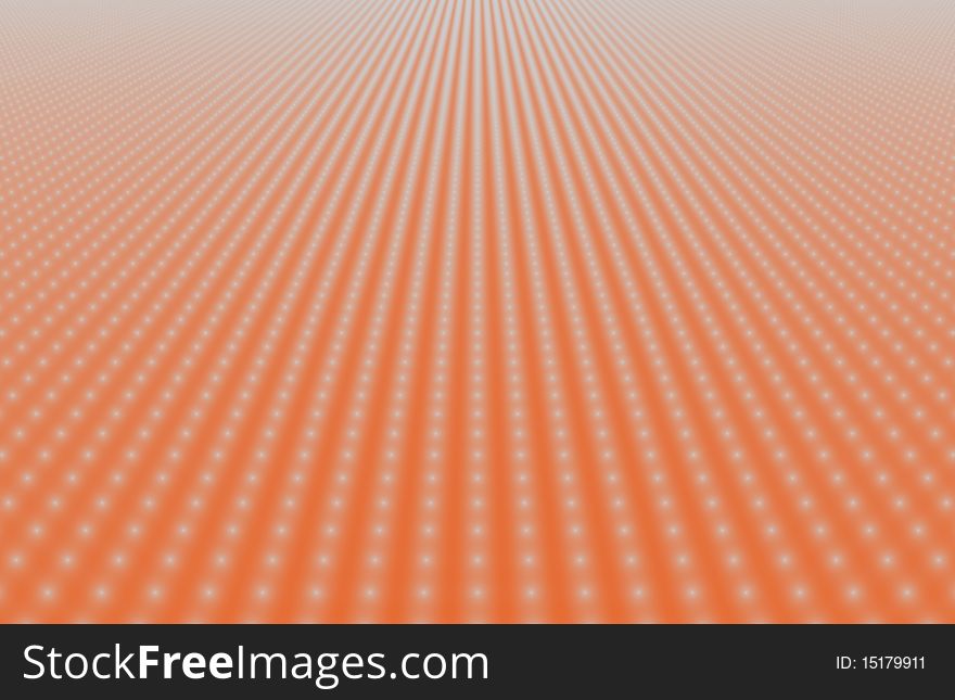 An endless field of 'halo' lights on an orange background. An endless field of 'halo' lights on an orange background.