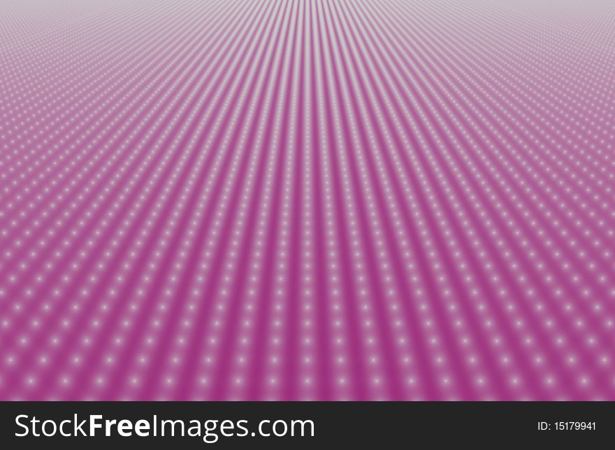 An endless field of 'halo' lights on a hot pink background. An endless field of 'halo' lights on a hot pink background.