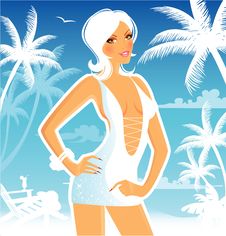 Summer Girl Royalty Free Stock Photo Summer Girl Royalty Free Stock Photo