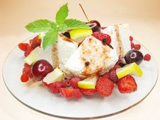 Fruit Salad Summer Dessert Royalty Free Stock Photo Fruit Salad Summer Dessert Royalty Free Stock Photo