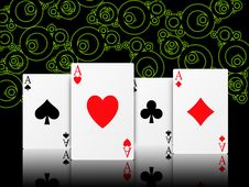 Poker Aces Stock Images Poker Aces Stock Images