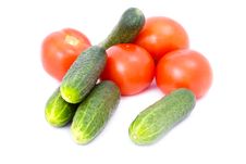 Cucumbers And Tomatoes Stock Photos Cucumbers And Tomatoes Stock Photos