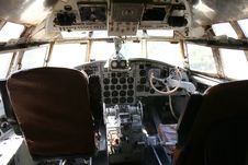 Cockpit Of An Old Airplane Royalty Free Stock Images Cockpit Of An Old Airplane Royalty Free Stock Images