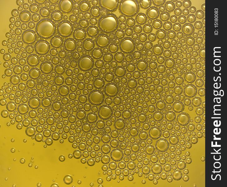 Surface Bubbles  Golden Bubble Texture