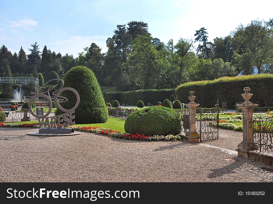 These are the estense gardens of Varese, Italy.