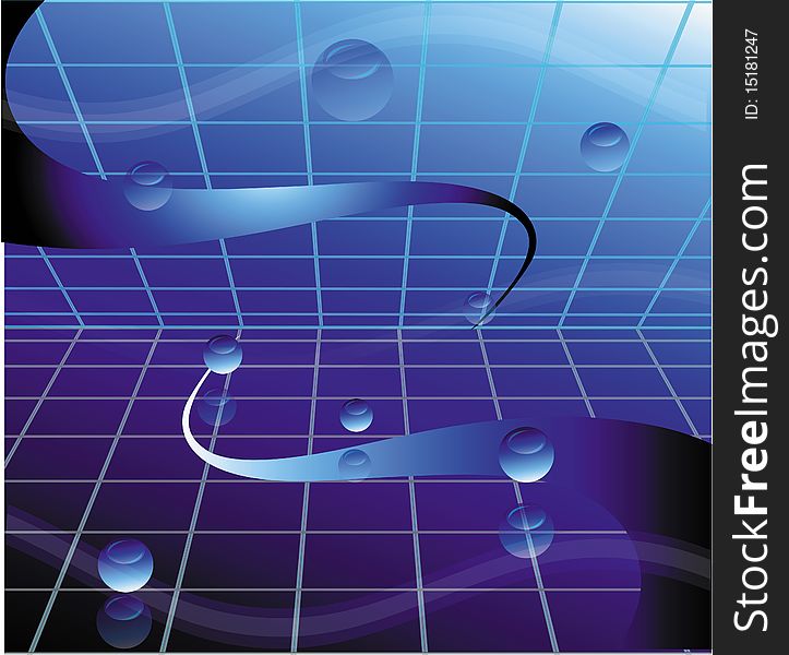 The vector illustration contains the abstract background