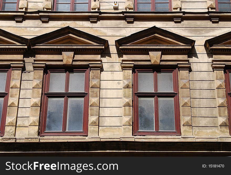 House on the old city in Cracow. Poland