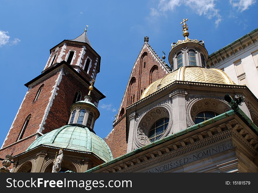 Cathedral At Wawel Hill In Cracow