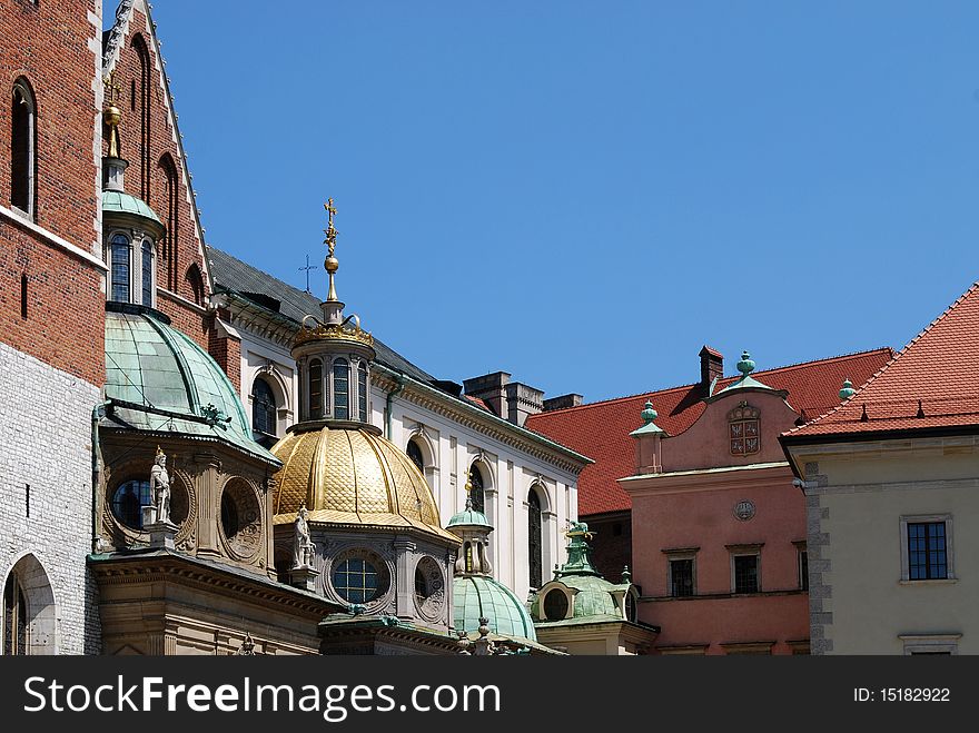 Cathedral at Wawel hill in Cracow. Poland