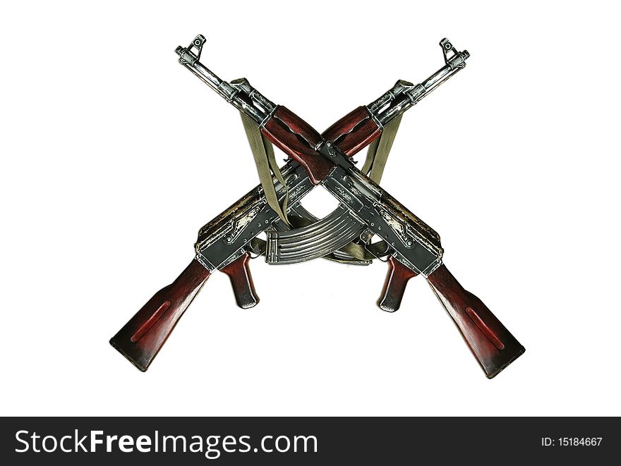 Terrorist weapon ak 47 riflle