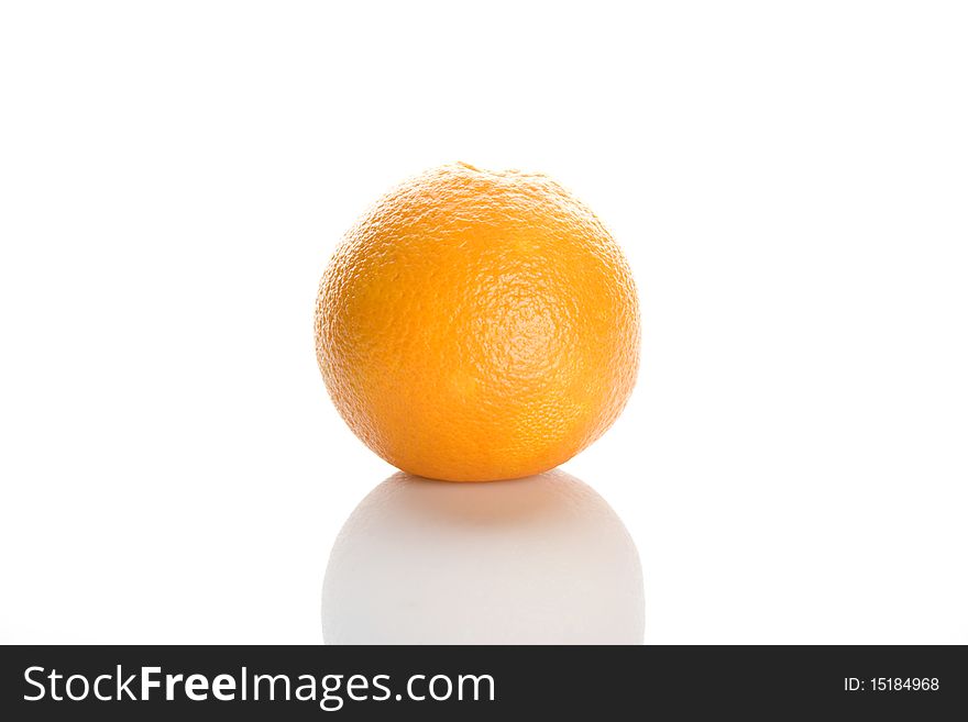 Fresh oranges isolated on white background. Fresh oranges isolated on white background