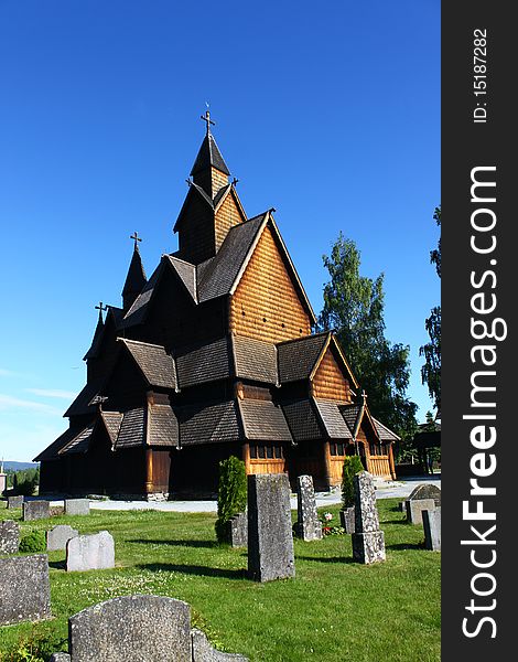 Norway's largest stave church. Norway's largest stave church