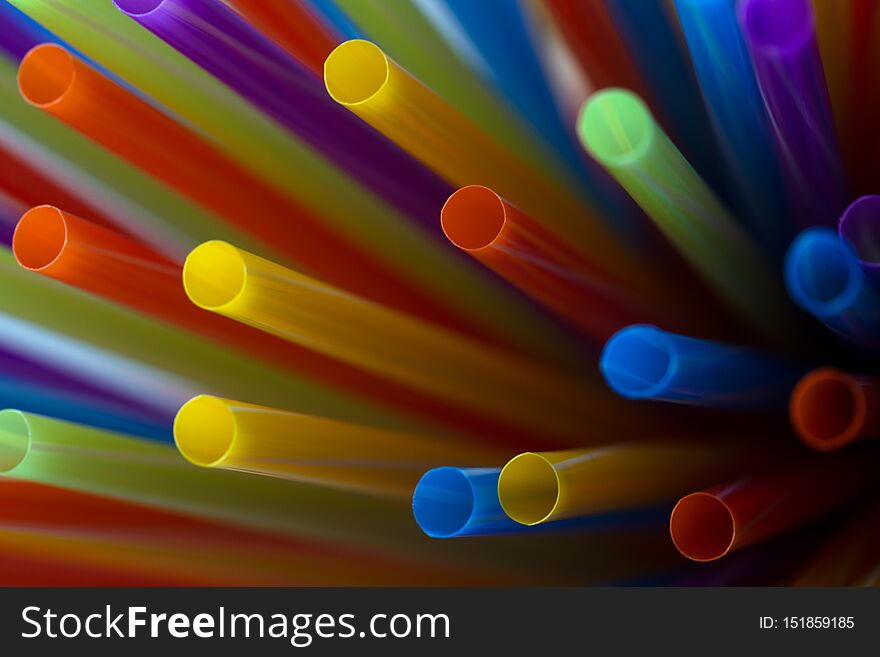 Colorful Drinking Straws