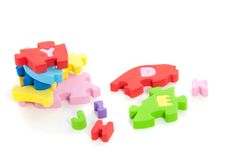 Stack Of Puzzle Pieces Stock Photography Stack Of Puzzle Pieces Stock Photography