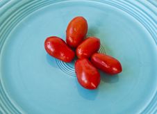 Pear Shaped Tomatos Stock Photography Pear Shaped Tomatos Stock Photography