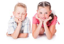 Brother And Sister Royalty Free Stock Photo Brother And Sister Royalty Free Stock Photo