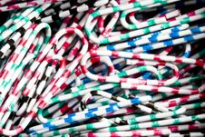 Colourful Paperclips Royalty Free Stock Photography