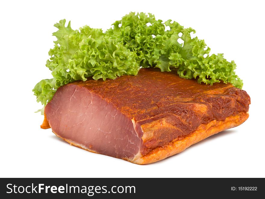 Juicy meat isolated on a white background. Juicy meat isolated on a white background
