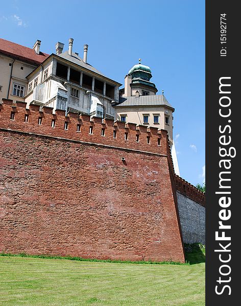 Old Royal Wawel Castle in  Cracow. Poland. Old Royal Wawel Castle in  Cracow. Poland