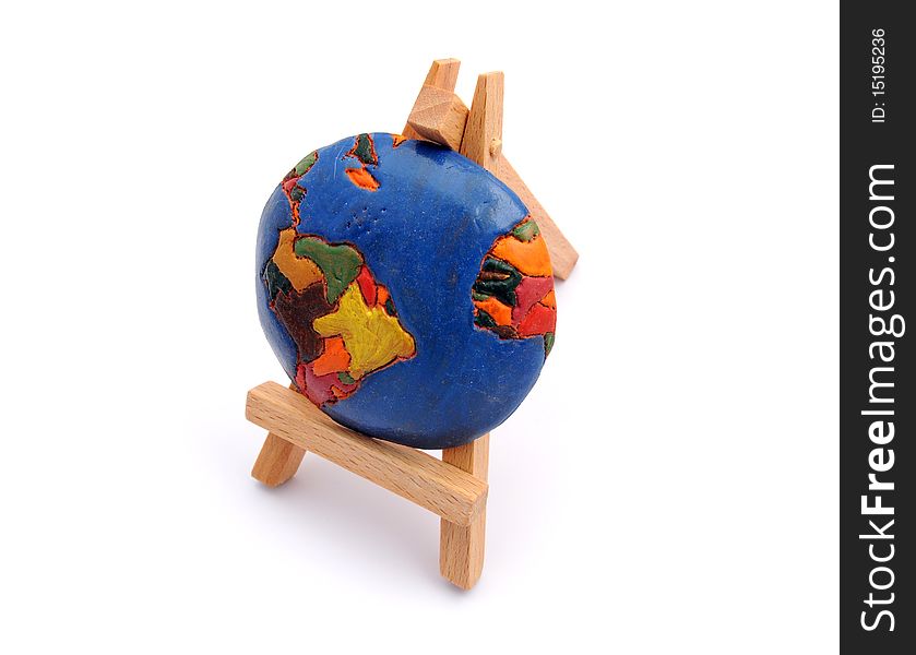 Globe On Easel