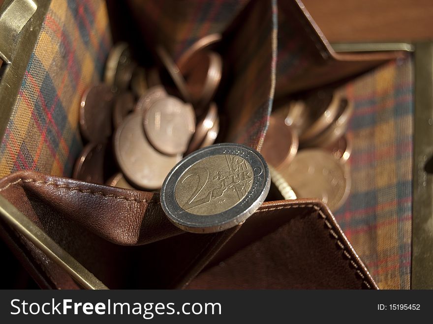 Money. Euro. a representative image of coins