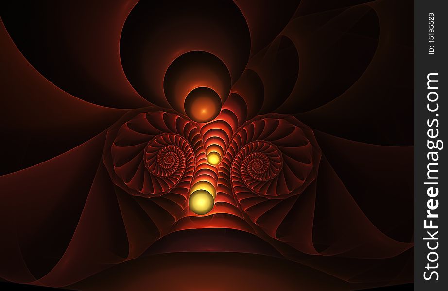 High resolution Spiral objects generated with fractal algorithms. High resolution Spiral objects generated with fractal algorithms
