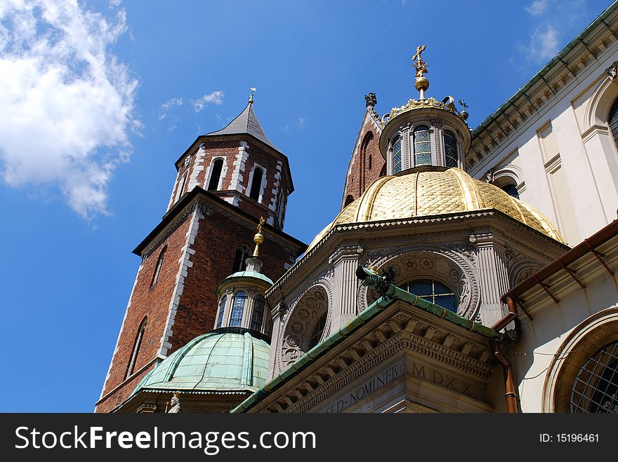 Cathedral at Wawel hill in Cracow. Poland