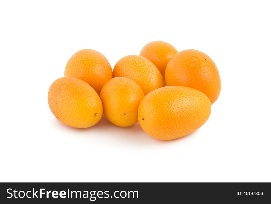 Kumquat isolated on a white background