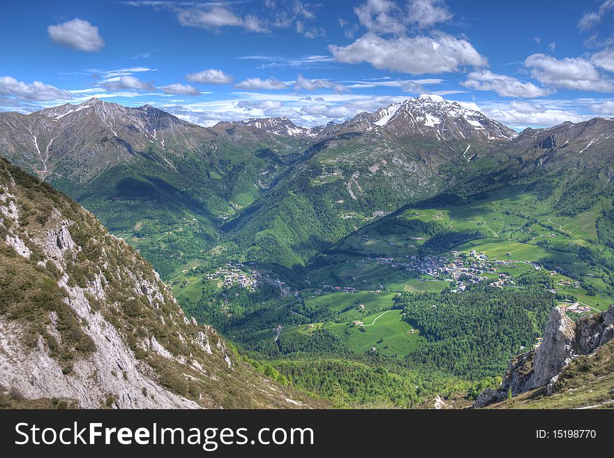 Panorama From Monte Alben