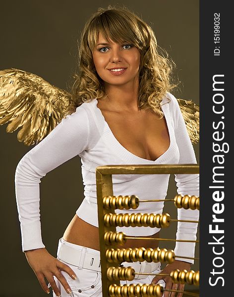 Angel With A Golden Abacus