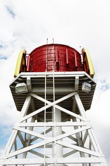 Red Water Tower Stock Images