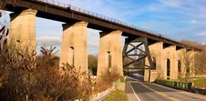 Railway Overpass Stock Image