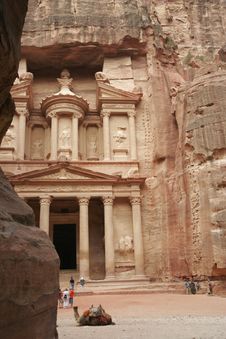 Treasury, Petra, Jordan, Middle East Royalty Free Stock Photo Treasury, Petra, Jordan, Middle East Royalty Free Stock Photo