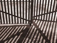 Gate Shadows Stock Photos Gate Shadows Stock Photos