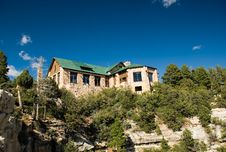 The North Rim Lodge Royalty Free Stock Photography The North Rim Lodge Royalty Free Stock Photography