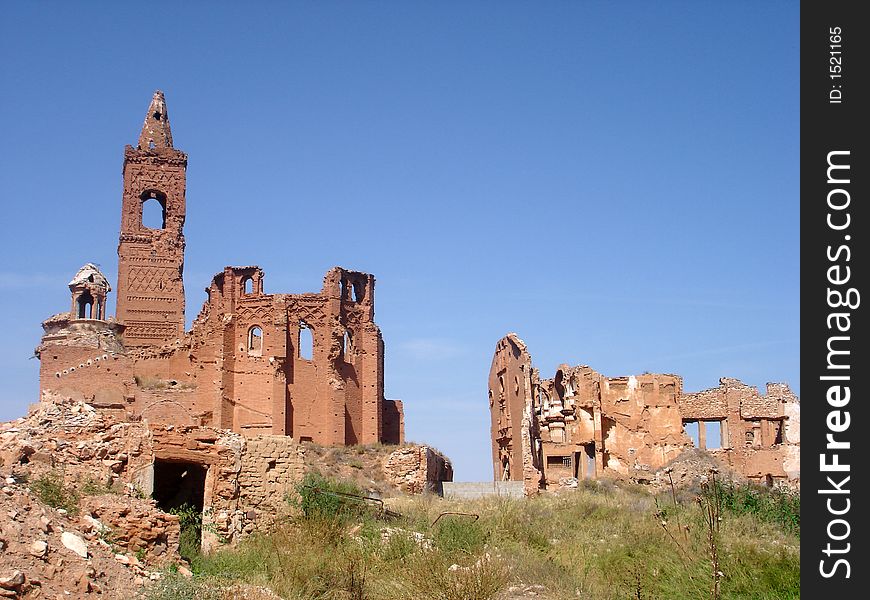 A town shred to pieces in the Spanish Civil War